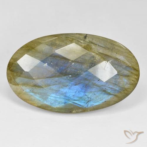 Labradorite Multicolore naturelle ovale, 41.48 ct, Opaque
