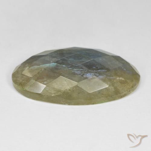 Labradorite Multicolore naturelle ovale, 35.20 ct, Opaque