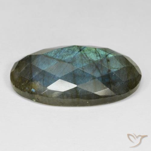 Labradorite Multicolore naturelle ovale, 42.82 ct, Opaque