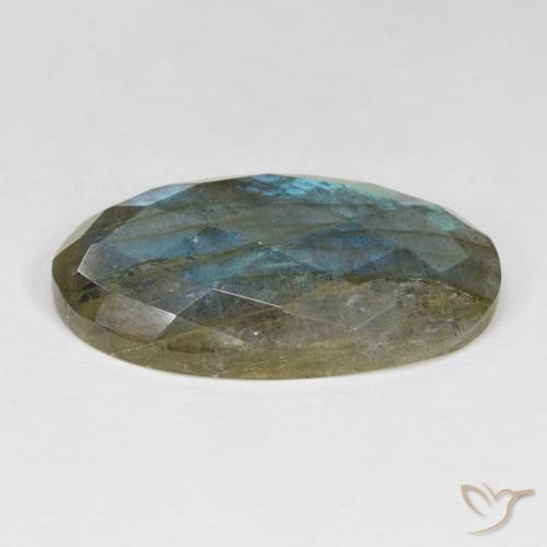Labradorite Multicolore naturelle ovale, 24.29 ct, Opaque