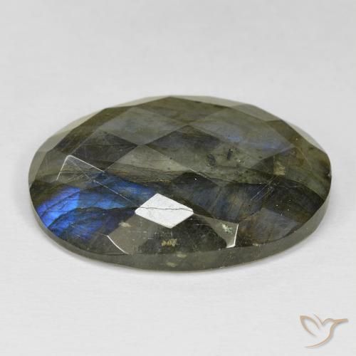 Labradorite Multicolore naturelle ovale, 31.10 ct, Opaque