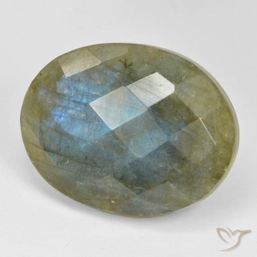 Labradorite Multicolore naturelle ovale, 32.39 ct, Opaque