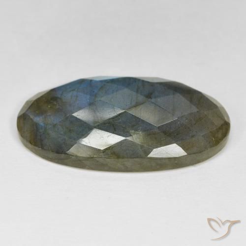 Labradorite Multicolore naturelle ovale, 34.01 ct, Opaque