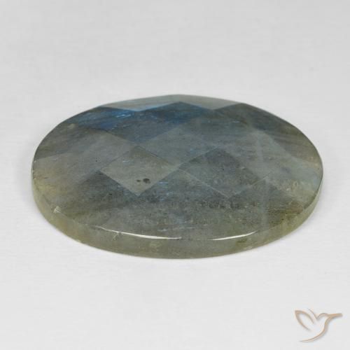 Labradorite Multicolore naturelle ovale, 31.61 ct, Opaque