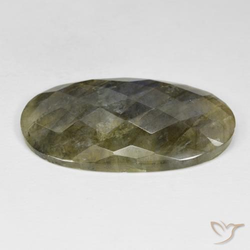 Labradorite Multicolore naturelle ovale, 30.99 ct, Opaque