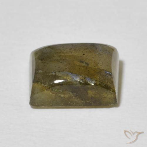 Labradorite Multicolore naturelle Baquette, 2.99 ct, Translucide