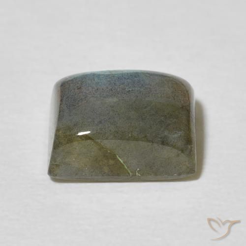 Labradorite Multicolore naturelle Baquette, 3.20 ct, Translucide