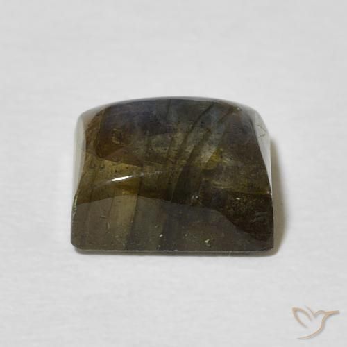 Labradorite Multicolore naturelle Baquette, 3.13 ct, Translucide
