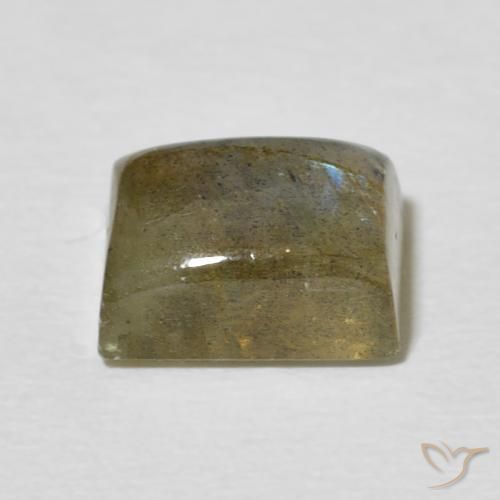 Labradorite Multicolore naturelle Baquette, 3.25 ct, Translucide