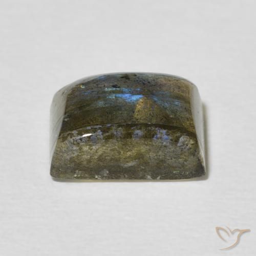 Labradorite Multicolore naturelle Baquette, 2.77 ct, Translucide