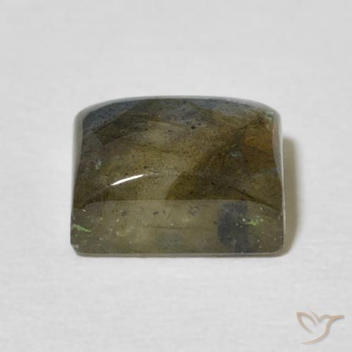 Labradorite Multicolore naturelle Baquette, 3.36 ct, Translucide