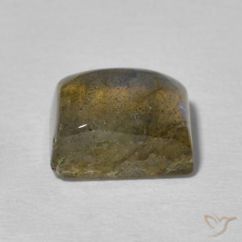 Labradorite Multicolore naturelle Baquette, 3.48 ct, Translucide