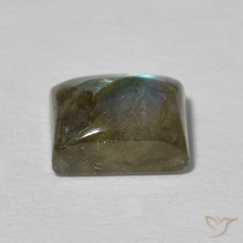 Labradorite Multicolore naturelle Baquette, 2.71 ct, Translucide