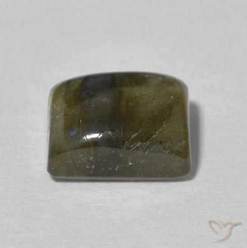 Labradorite Multicolore naturelle Baquette, 2.95 ct, Translucide