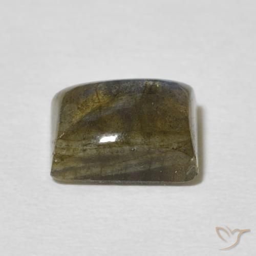 Labradorite Multicolore naturelle Baquette, 2.51 ct, Translucide