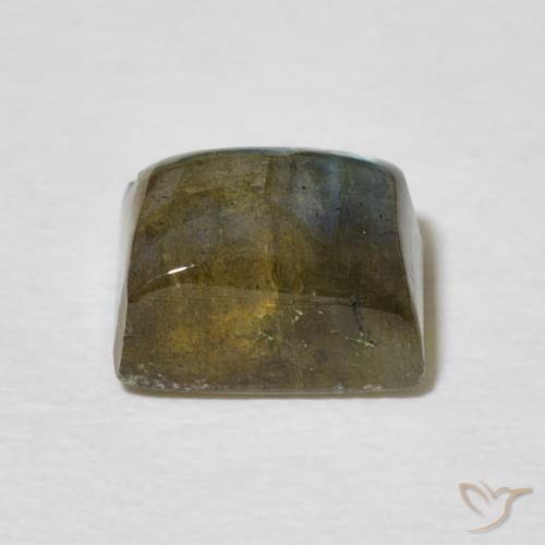 Labradorite Multicolore naturelle Baquette, 3.11 ct, Translucide