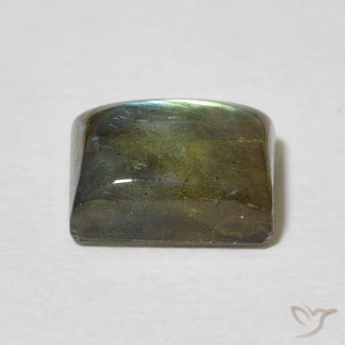 Labradorite Multicolore naturelle Baquette, 2.88 ct, Translucide