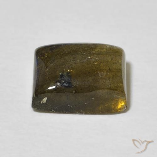 Labradorite Multicolore naturelle Baquette, 2.94 ct, Translucide