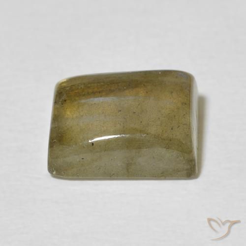 Labradorite Multicolore naturelle Baquette, 2.79 ct, Translucide