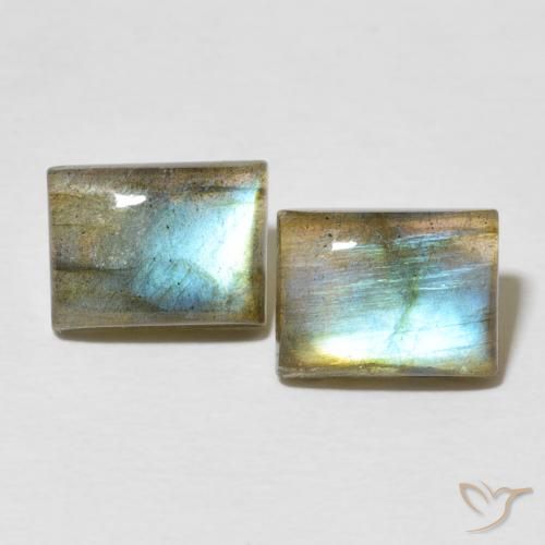 Shop natural 4.89ct Multicolore Labradorite gems, Baquette, from Madagascar at GemSelect. In stock, global shipping!