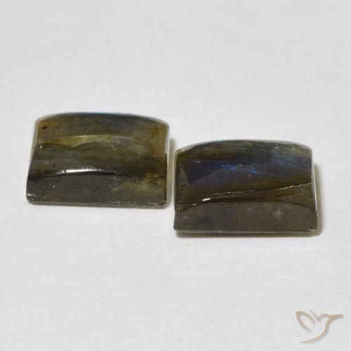 Shop natural 5.31ct Multicolore Labradorite gems, Baquette, from Madagascar at GemSelect. In stock, global shipping!