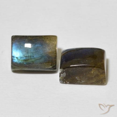 Shop natural 6.67ct Multicolore Labradorite gems, Baquette, from Madagascar at GemSelect. In stock, global shipping!