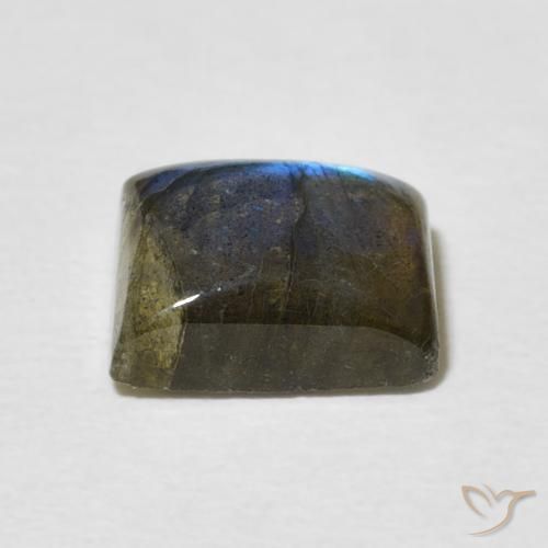 Labradorite Multicolore naturelle Baquette, 2.66 ct, Translucide