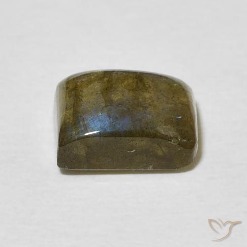 Labradorite Multicolore naturelle Baquette, 2.52 ct, Translucide