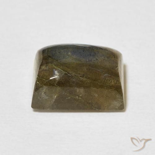 Labradorite Multicolore naturelle Baquette, 2.96 ct, Translucide