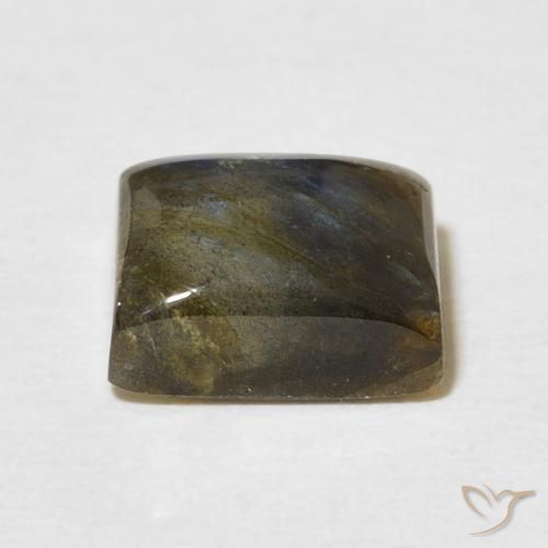 Labradorite Multicolore naturelle Baquette, 3.22 ct, Translucide