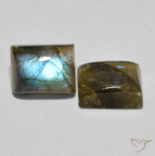 Shop natural 5.77ct Multicolore Labradorite gems, Baquette, from Madagascar at GemSelect. In stock, global shipping!