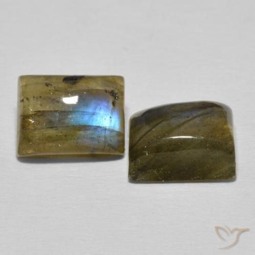 Shop natural 6.40ct Multicolore Labradorite gems, Baquette, from Madagascar at GemSelect. In stock, global shipping!