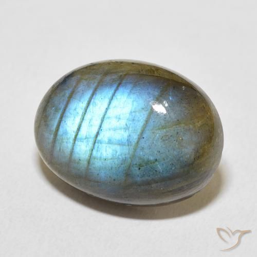 Labradorite Multicolore naturelle ovale, 13.36 ct, Translucide