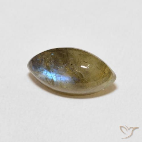 Labradorite Multicolore naturelle Marquise, 2.28 ct, Translucide