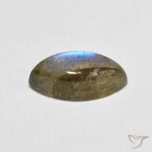 Labradorite Multicolore naturelle Marquise, 2.38 ct, Translucide