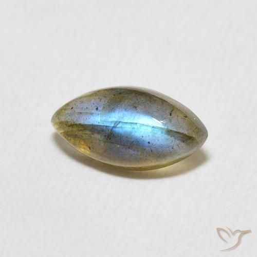 Labradorite Multicolore naturelle Marquise, 1.31 ct, Translucide