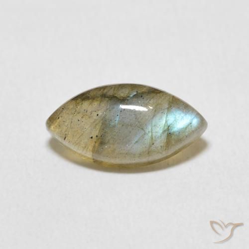 2.30ct Naturel Multicolore Labradorite, Marquise, Translucide