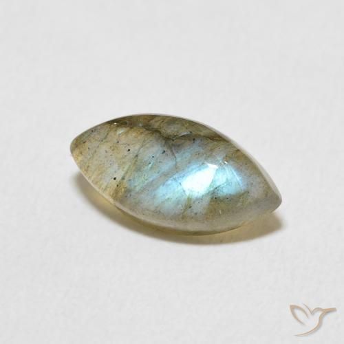 Labradorite Multicolore naturelle Marquise, 2.30 ct, Translucide