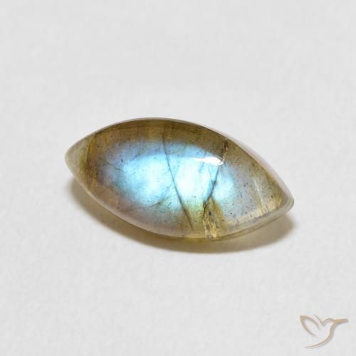 Labradorite Multicolore naturelle Marquise, 2.51 ct, Translucide