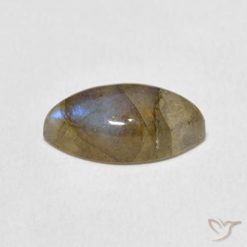 Labradorite Multicolore naturelle Marquise, 2.51 ct, Translucide
