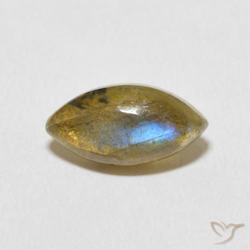 2.34ct Naturel Multicolore Labradorite, Marquise, Translucide