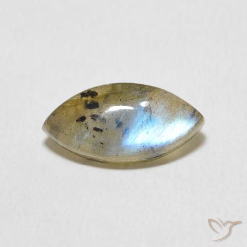 2.15ct Naturel Multicolore Labradorite, Marquise, Translucide