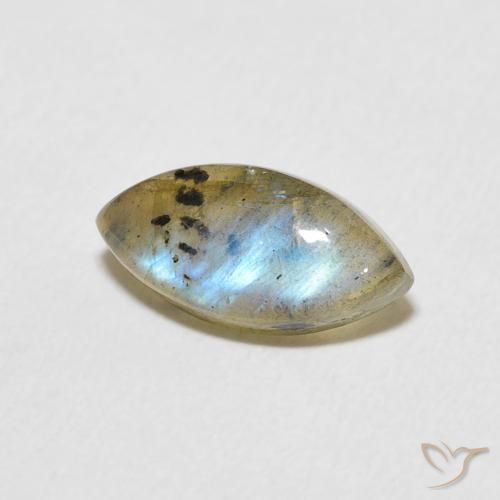 Labradorite Multicolore naturelle Marquise, 2.15 ct, Translucide