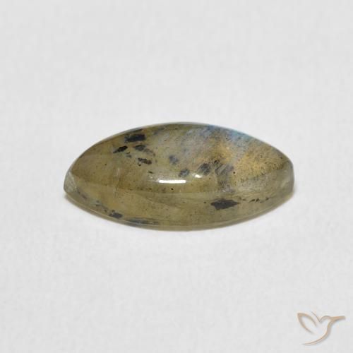 Labradorite Multicolore naturelle Marquise, 2.15 ct, Translucide