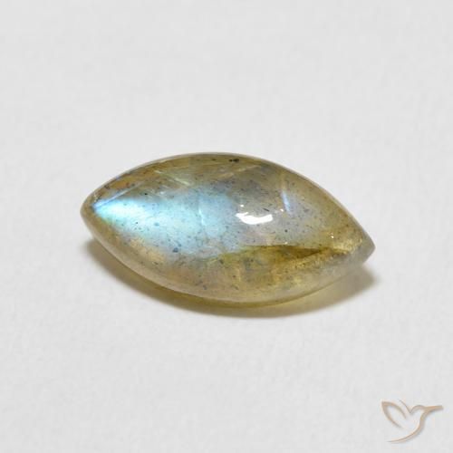 Labradorite Multicolore naturelle Marquise, 2.51 ct, Translucide