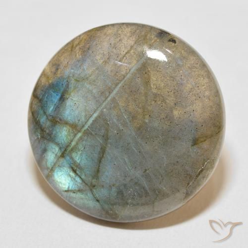 Labradorite Multicolore naturelle Tour, 30.10 ct, Translucide