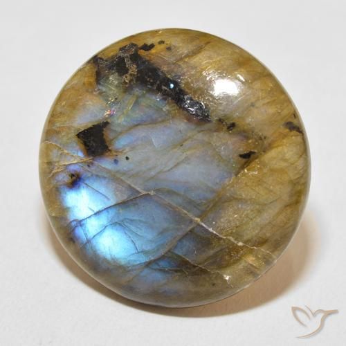 Labradorite Multicolore naturelle Tour, 31.45 ct, Translucide