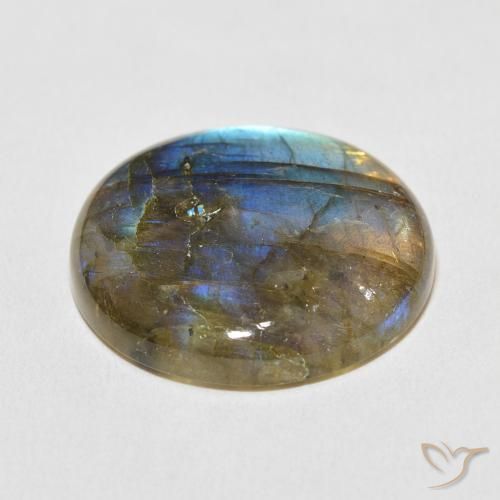 Labradorite Multicolore naturelle Tour, 33.10 ct, Translucide
