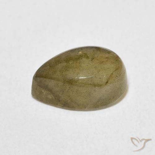 Labradorite Multicolore naturelle En forme de poire, 2.39 ct, Translucide