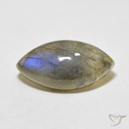 9.71ct Naturel Multicolore Labradorite, Marquise, Translucide, Photo A